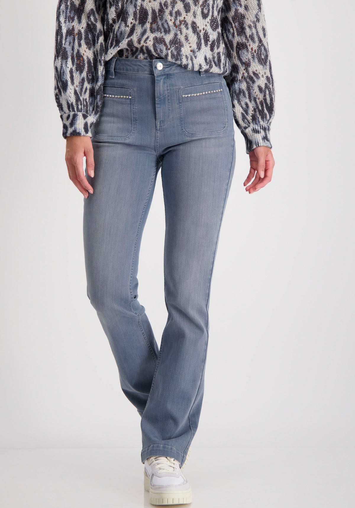 Monari Bootcut-Jeans »Hose Jeans Ketten« von monari