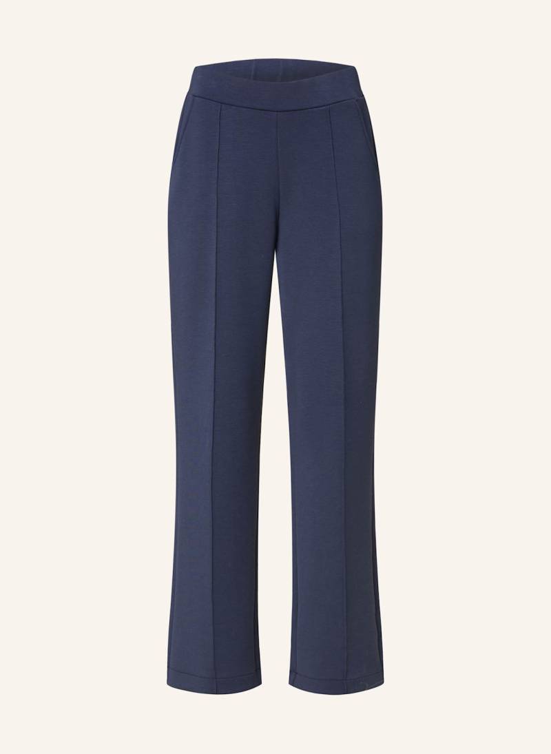 Monari Marlenehose Aus Jersey blau von monari