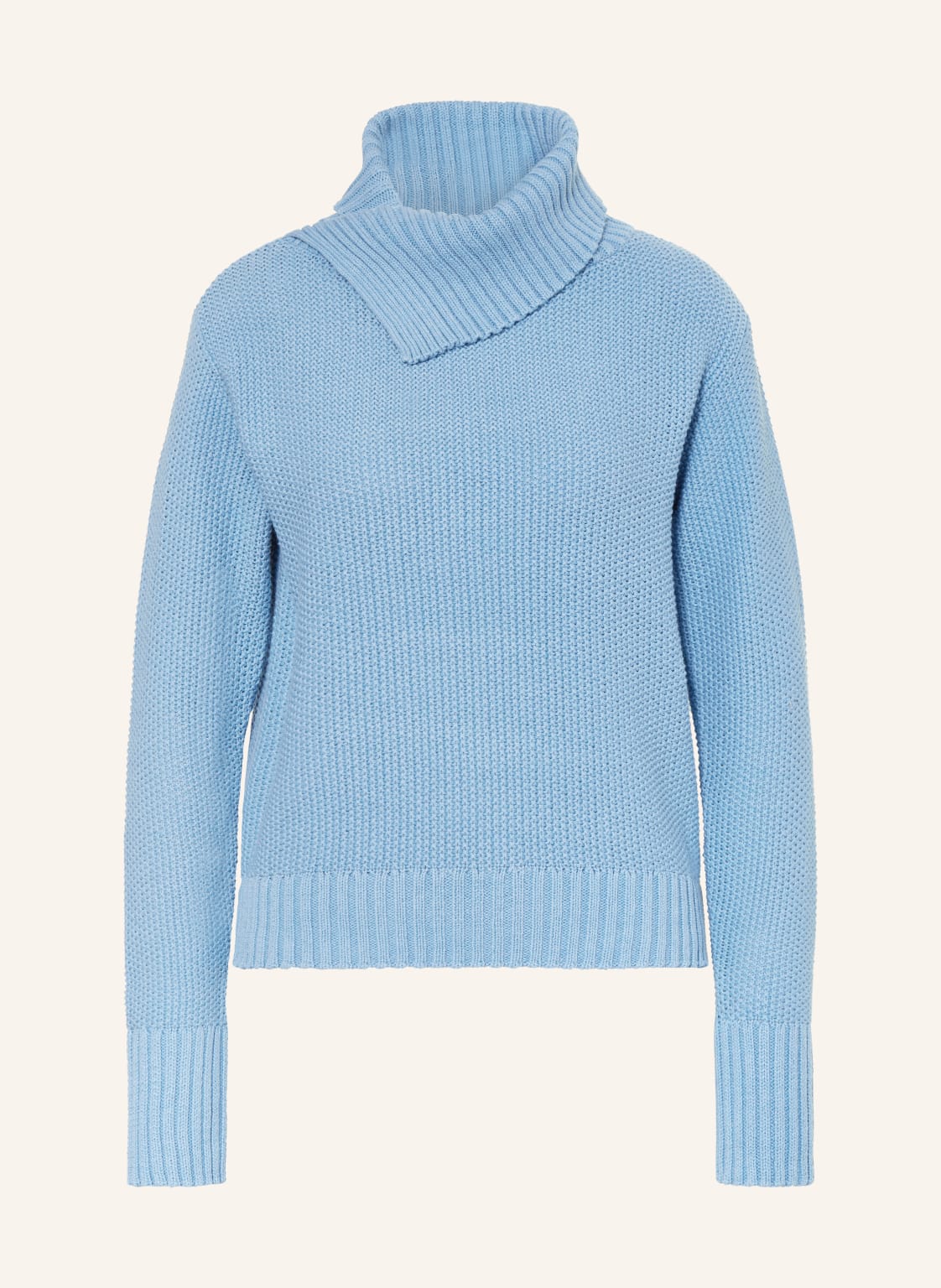 Monari Rollkragenpullover blau von monari