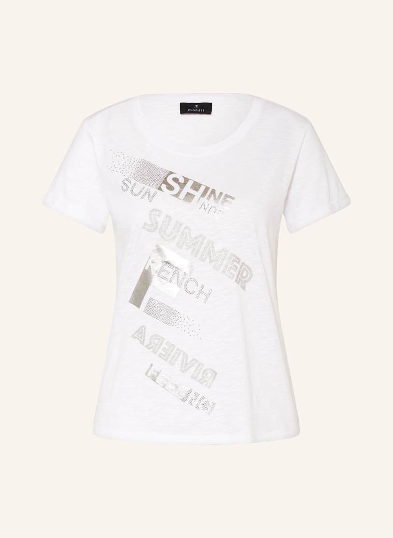 Monari T-Shirt Mit Schmucksteinen beige von monari