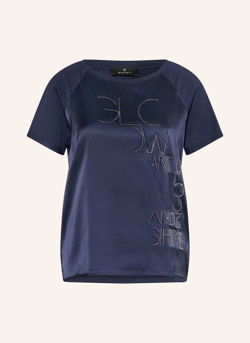 Monari T-Shirt Mit Schmucksteinen blau von monari