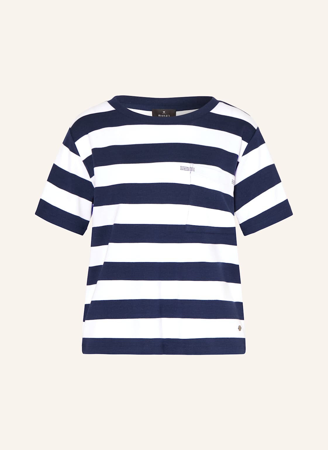 Monari T-Shirt Mit Schmucksteinen blau Monari T-Shirt Mit Schmucksteinen blau von monari