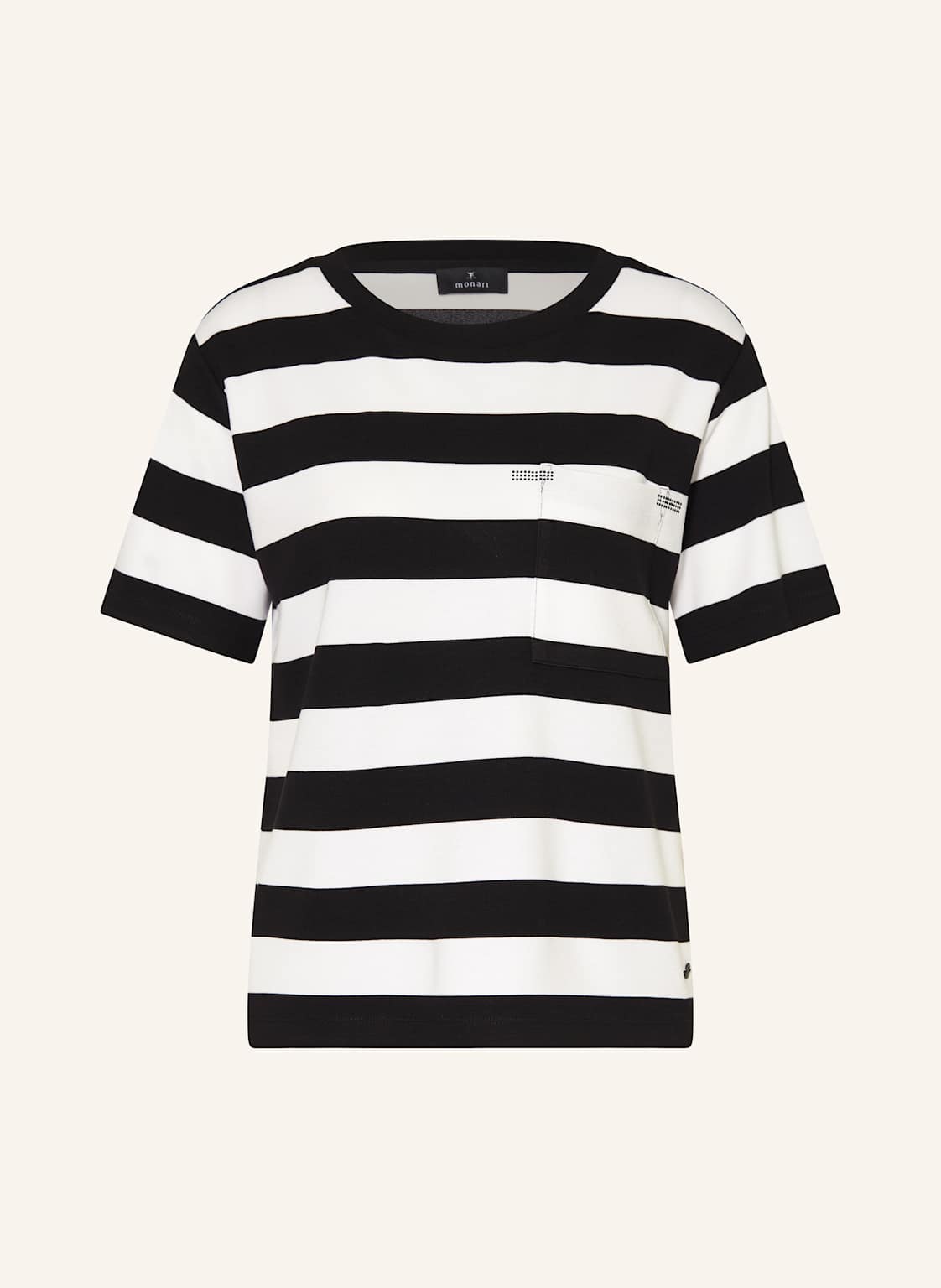 Monari T-Shirt Mit Schmucksteinen schwarz Monari T-Shirt Mit Schmucksteinen schwarz von monari