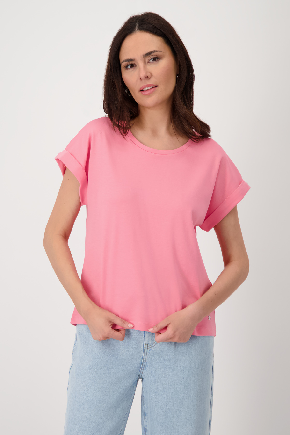 Monari T-Shirt »Shirt Basic Pima uni«, Mit Rundhalsausschnitt Monari T-Shirt »Shirt Basic Pima uni«, Mit Rundhalsausschnitt von monari