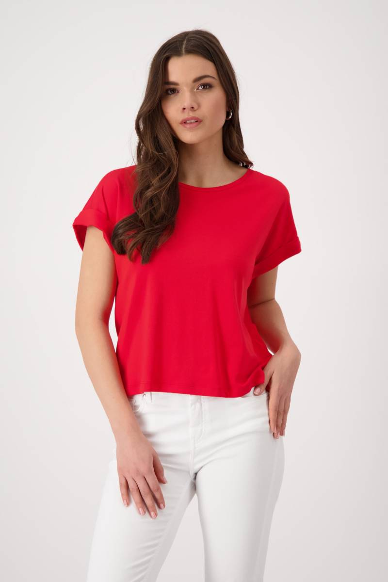 Monari T-Shirt »Shirt Basic Pima uni«, Mit Rundhalsausschnitt von monari