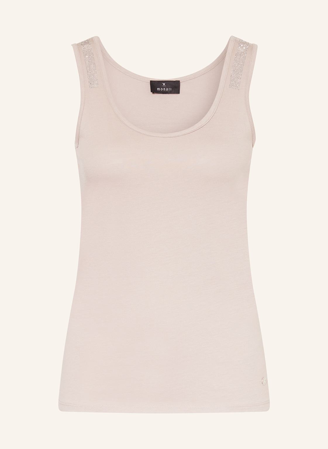 Monari Top Mit Schmucksteinen beige Monari Top Mit Schmucksteinen beige von monari