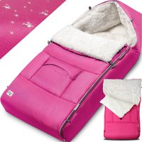 Babyfußsack Pink gefüttert Kinderwagen geeignet von monzana®