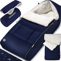 Babyfußsack Marine Kinderwagen geeignet mit Beutel von monzana®