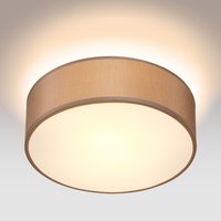 Deckenlampe Taupe Stoff Ø30cm von monzana®