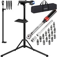 Fahrrad-Montageständer E-Bike bis 50kg + Drehmomentschlüssel von monzana®