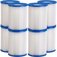 Filterkartusche 8er-Set Blau 8,9x7,9cm von monzana®
