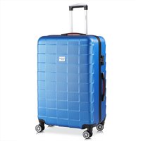 Hartschalenkoffer XL Rollen 360º Reisekoffer 105L Blau ABS von monzana®