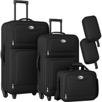 Koffer Set 5-tlg Schwarz von monzana®