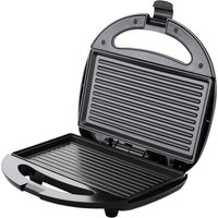 Kontaktgrill Schwarz/Silber 750W von monzana®