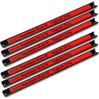 Magnetleiste 6er-Set 45cm inkl Montagematerial von Deuba®