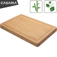 Schneidebrett Bambus 43x28x2cm von Casaria®