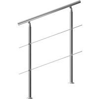 Treppengeländer Edelstahl 100cm 2 Streben von monzana®