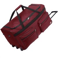 XXL Reisetasche mit Trolleyfunktion 160L rot von monzana®