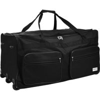XXL Reisetasche mit Trolleyfunktion 160L schwarz von monzana®