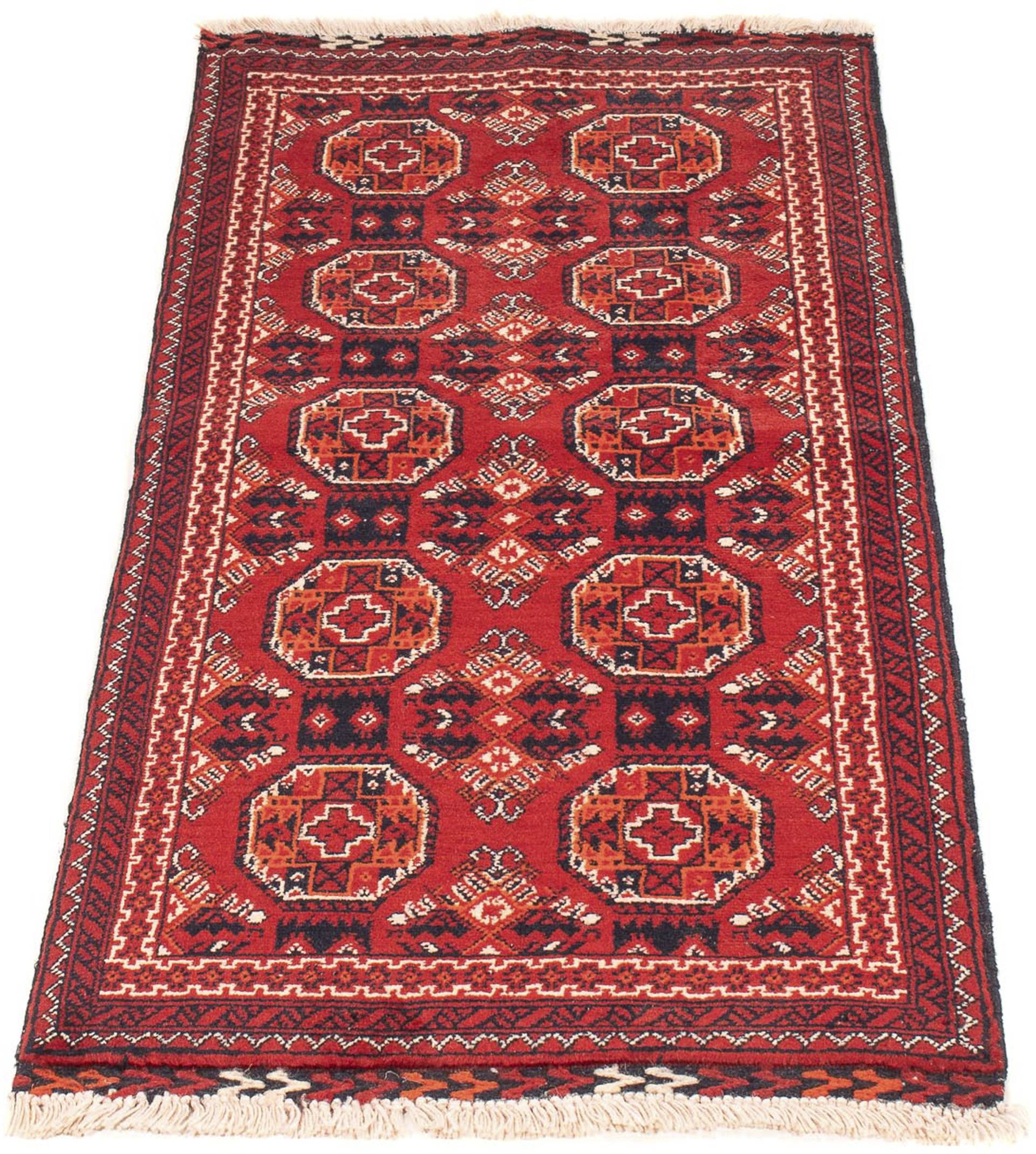 morgenland Orientteppich »Afghan - 106 x 49 cm - dunkelrot«, rechteckig von morgenland