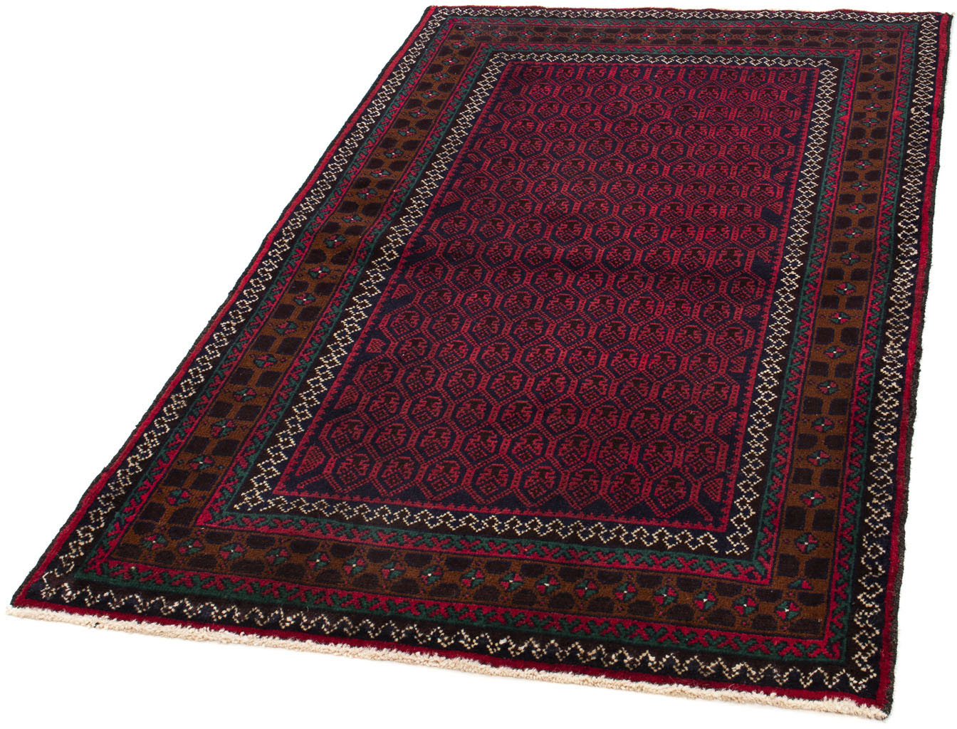 morgenland Orientteppich »Belutsch - 143 x 89 cm - rot«, rechteckig von morgenland