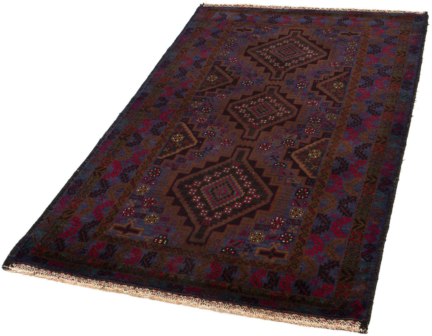 morgenland Orientteppich »Belutsch - 145 x 87 cm - lila«, rechteckig von morgenland