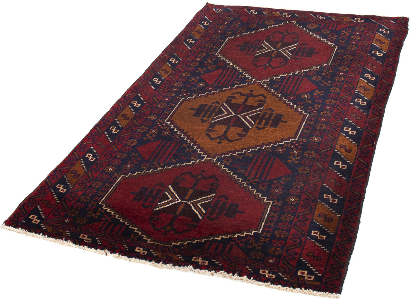 morgenland Orientteppich »Belutsch - 152 x 90 cm - dunkelrot«, rechteckig von morgenland
