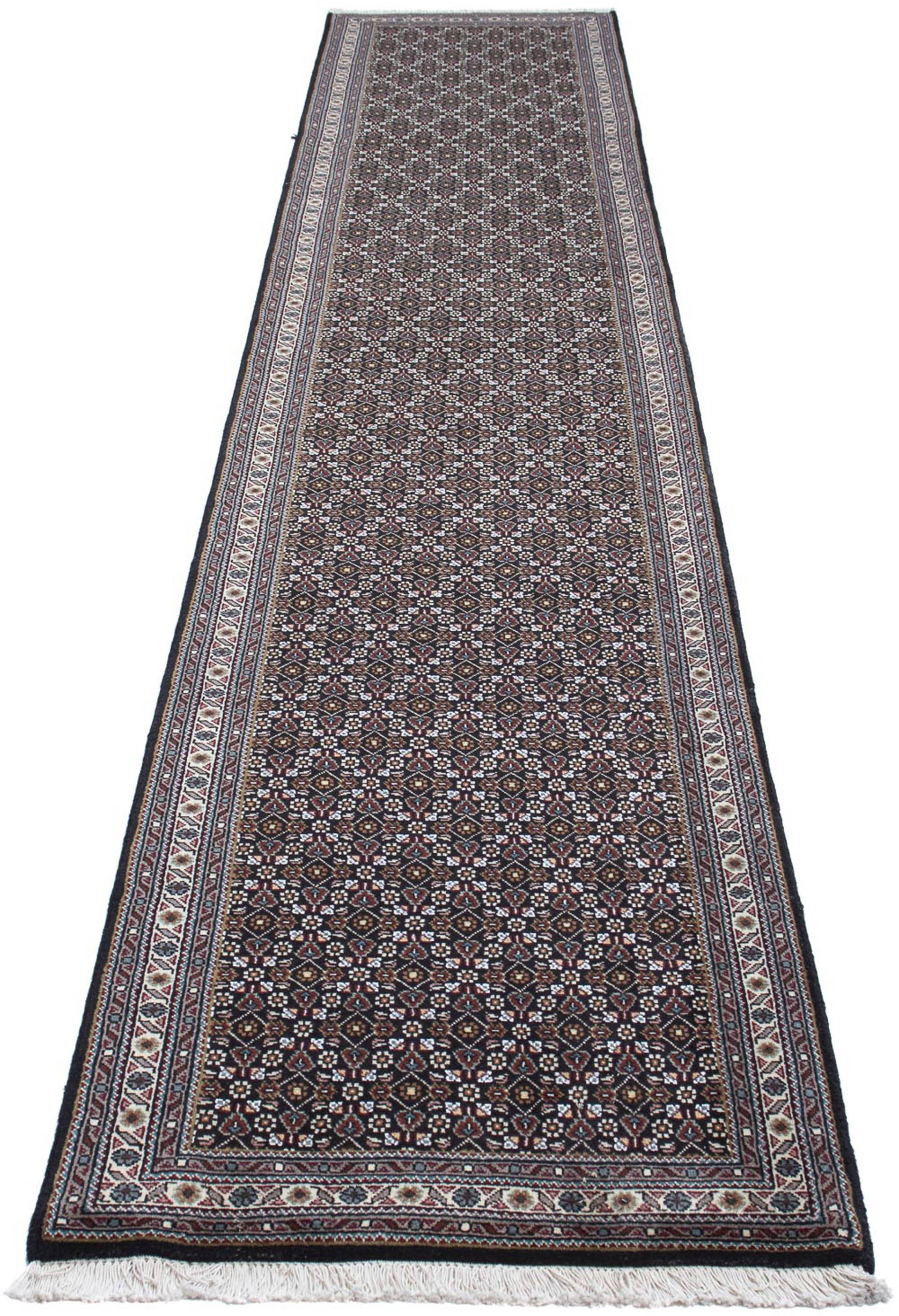 morgenland Orientteppich »Perser - Bidjar - 400 x 70 cm - grau«, rechteckig von morgenland