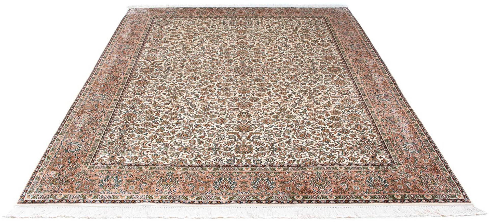 morgenland Orientteppich »Perser - Classic - 242 x 177 cm - beige«, rechteckig, Wohnzimmer, Handgeknüpft, Einzelstück mit Zertifikat von morgenland