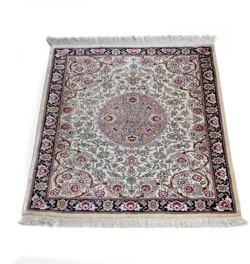 morgenland Orientteppich »Perser - Ghom - 77 x 55 cm - beige«, rechteckig von morgenland