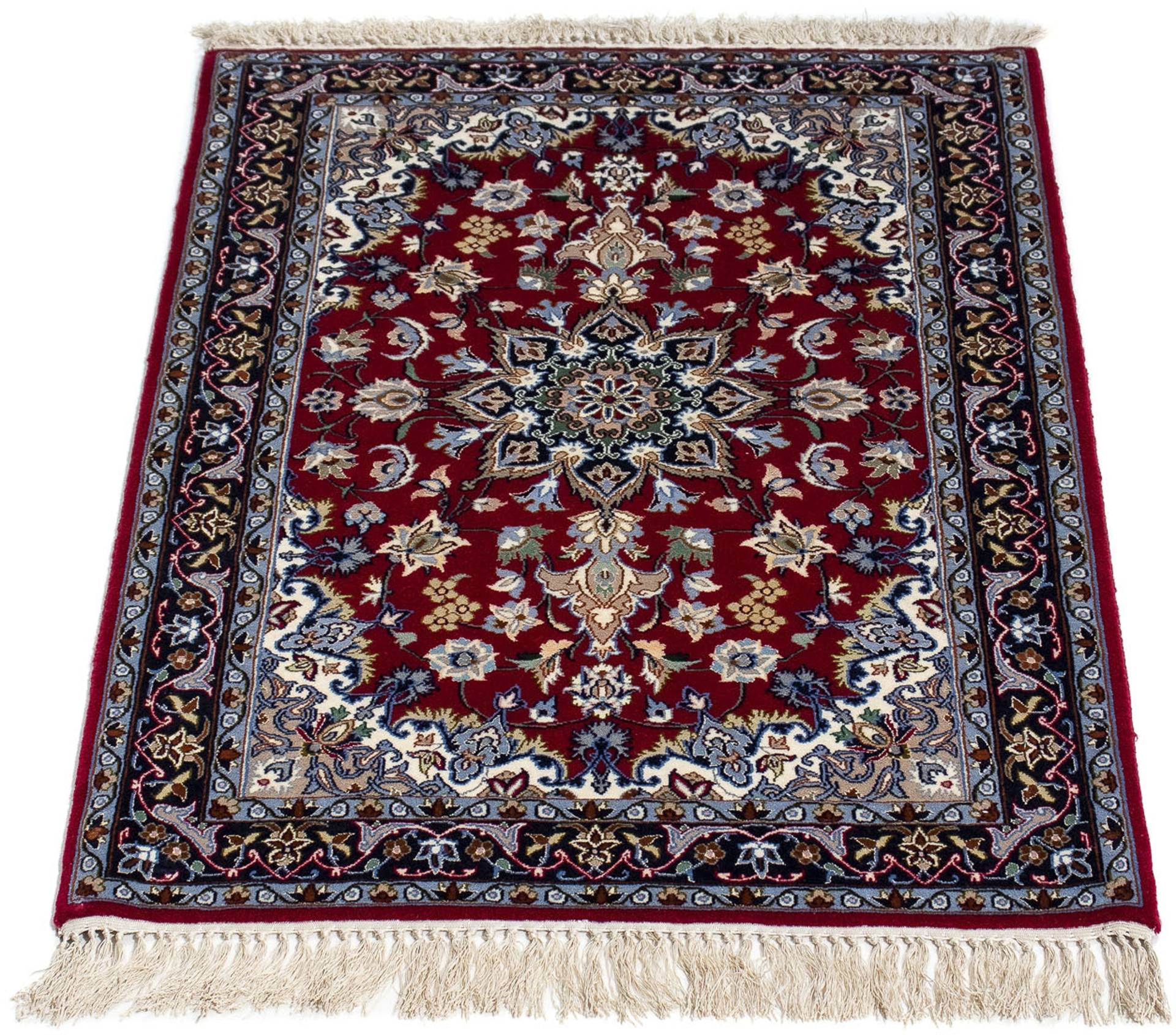 morgenland Orientteppich »Perser - Isfahan - Premium - 100 x 70 cm - dunkelrot«, rechteckig von morgenland