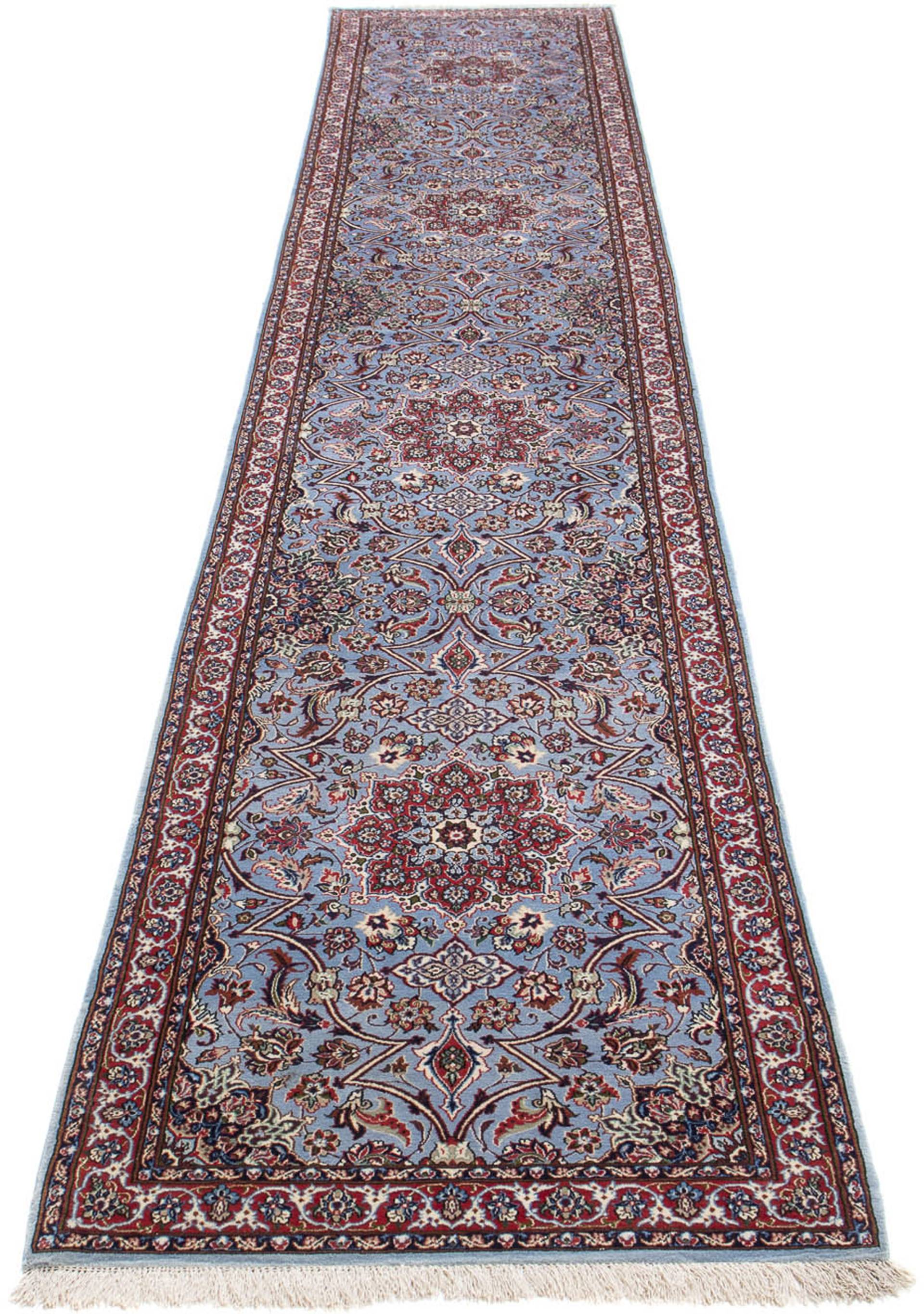 morgenland Orientteppich »Perser - Isfahan - Premium - 438 x 80 cm - lila«, rechteckig von morgenland