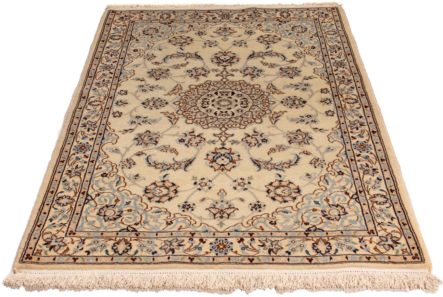 morgenland Orientteppich »Perser - Nain - Royal - 145 x 97 cm - beige«, rechteckig von morgenland