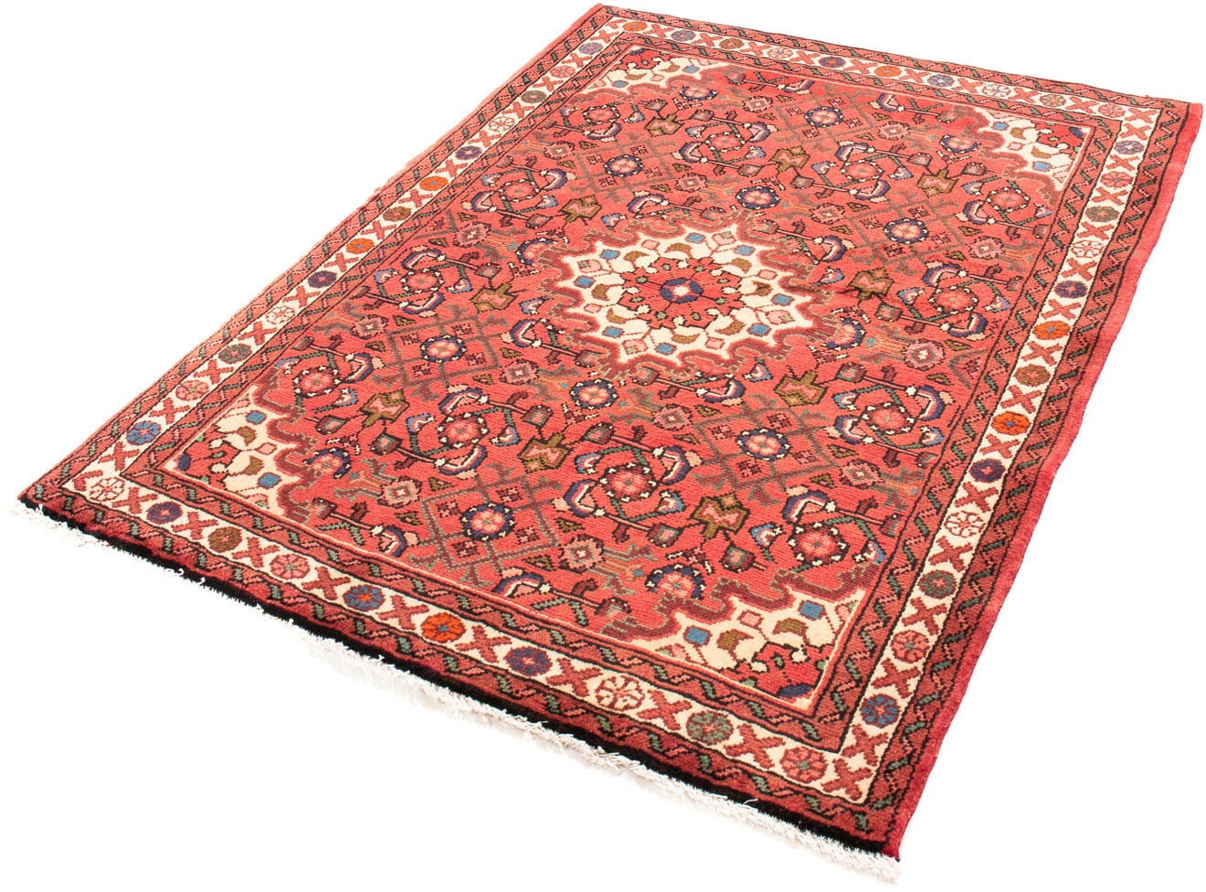 morgenland Orientteppich »Perser - Nomadic - 140 x 106 cm - rot«, rechteckig von morgenland