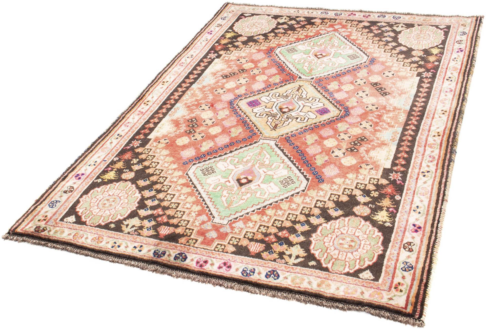 morgenland Orientteppich »Perser - Nomadic - 162 x 116 cm - rosa«, rechteckig von morgenland