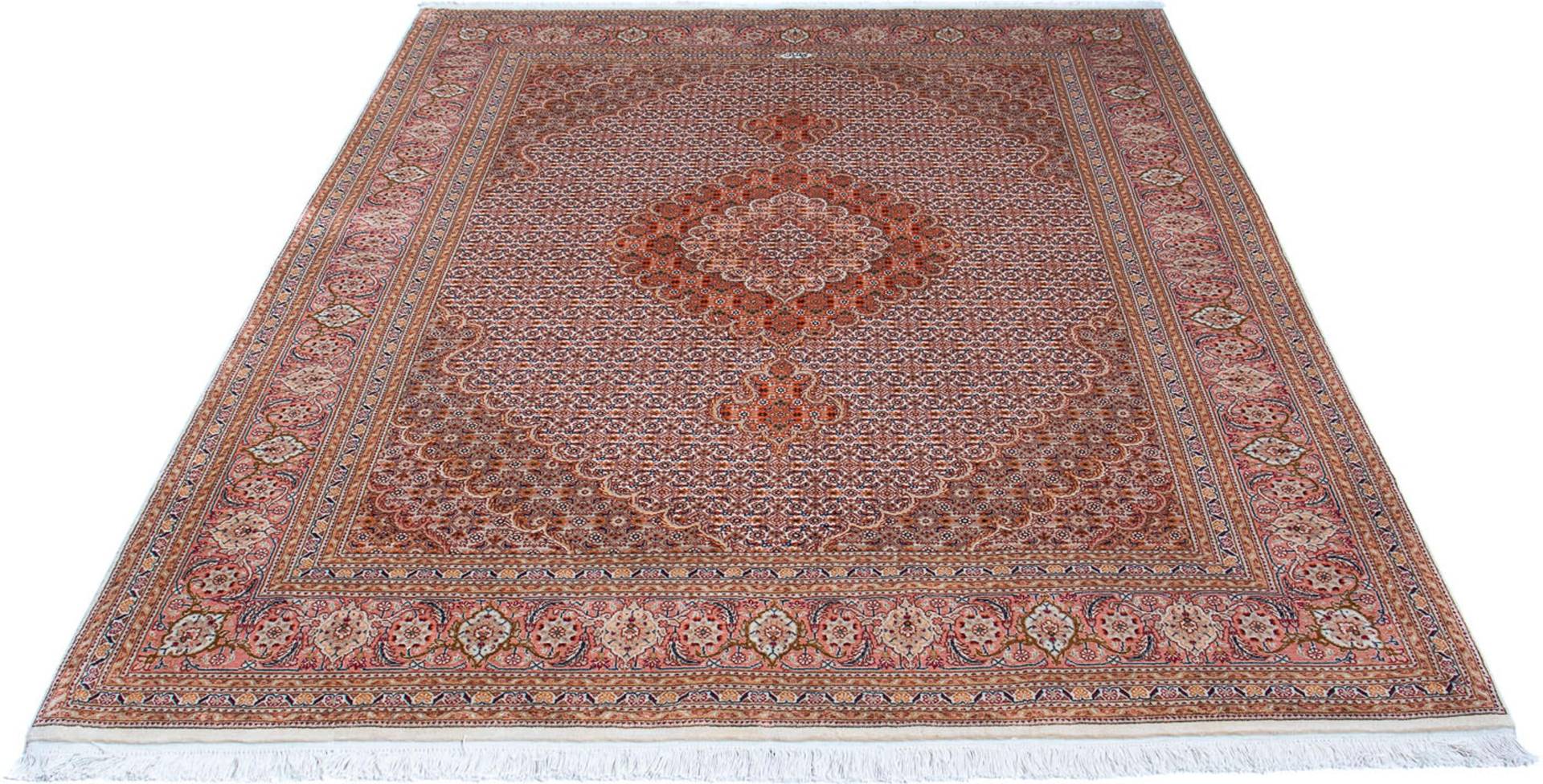 morgenland Orientteppich »Perser - Täbriz - 202 x 150 cm - hellrot«, rechteckig von morgenland