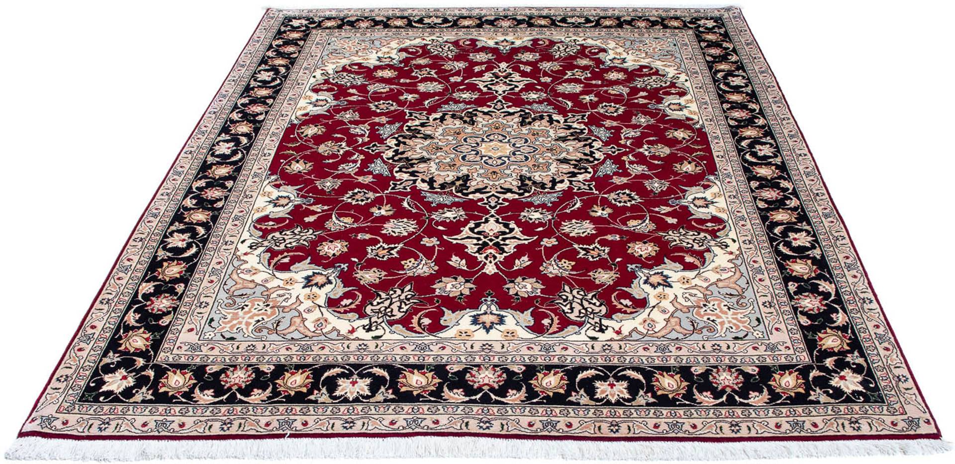 morgenland Orientteppich »Perser - Täbriz - Royal - 204 x 153 cm - dunkelrot«, rechteckig von morgenland