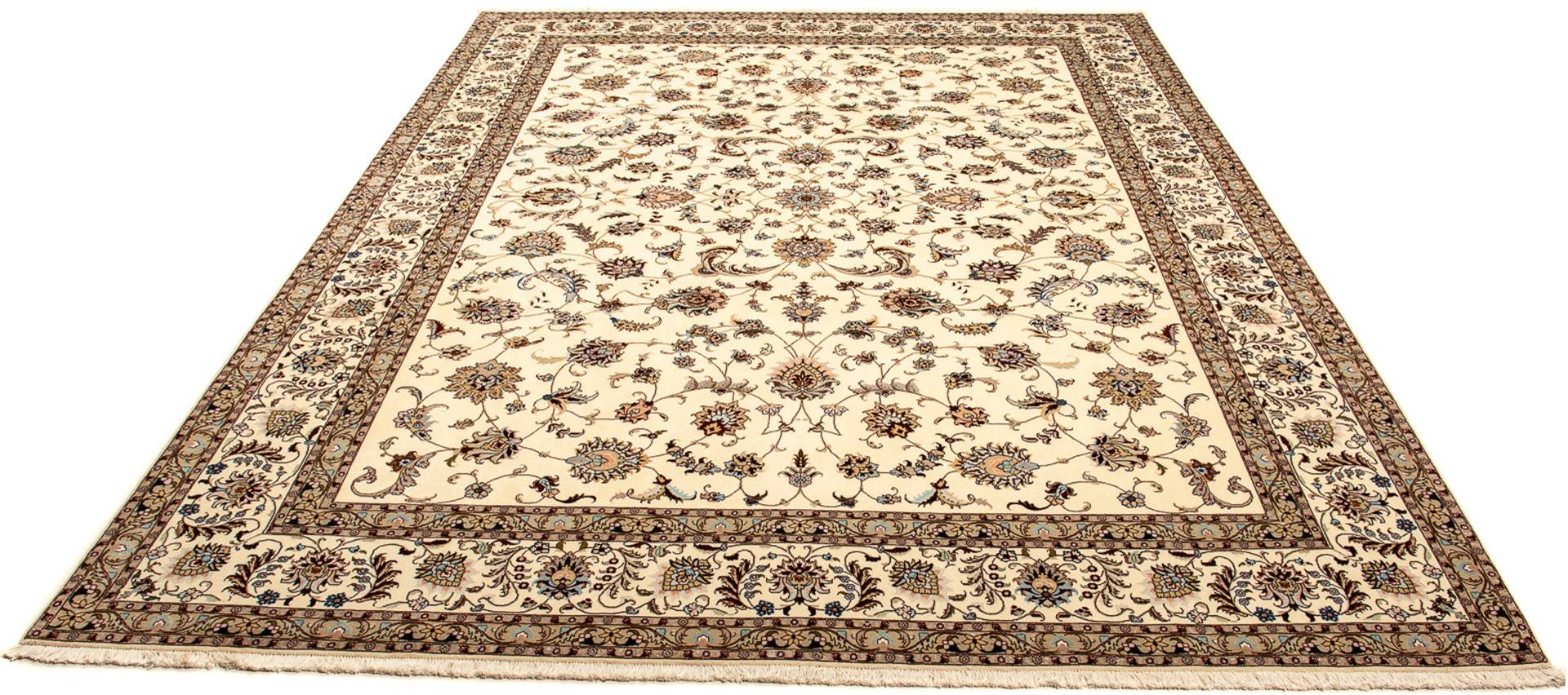 morgenland Orientteppich »Perser - Täbriz - Royal - 357 x 247 cm - beige«, rechteckig von morgenland