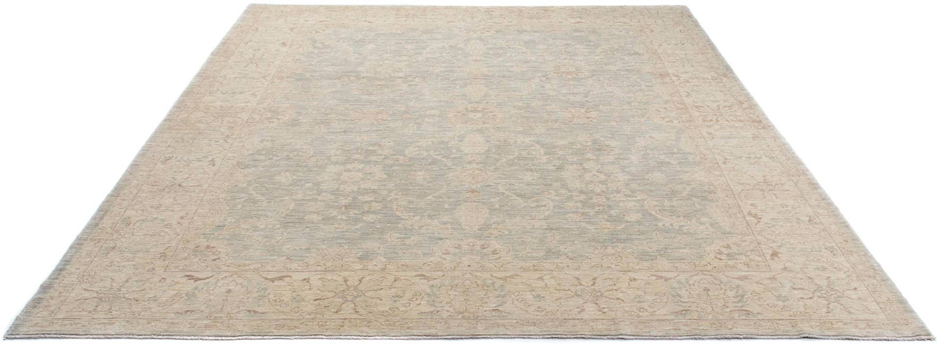 morgenland Orientteppich »Täbriz - 296 x 252 cm - beige«, rechteckig, Wohnzimmer, Handgeknüpft, Einzelstück mit Zertifikat von morgenland