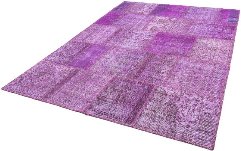 morgenland Teppich »Patchwork - 240 x 170 cm - lila«, rechteckig von morgenland