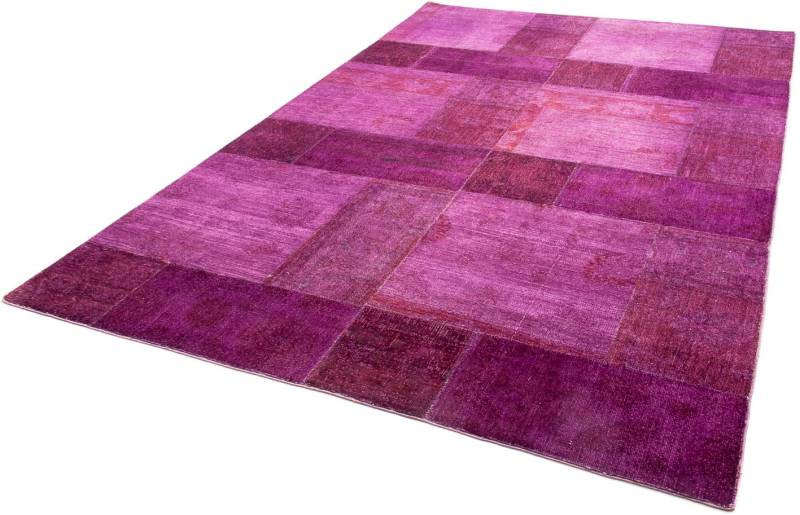 morgenland Teppich »Patchwork - 271 x 182 cm - lila«, rechteckig von morgenland