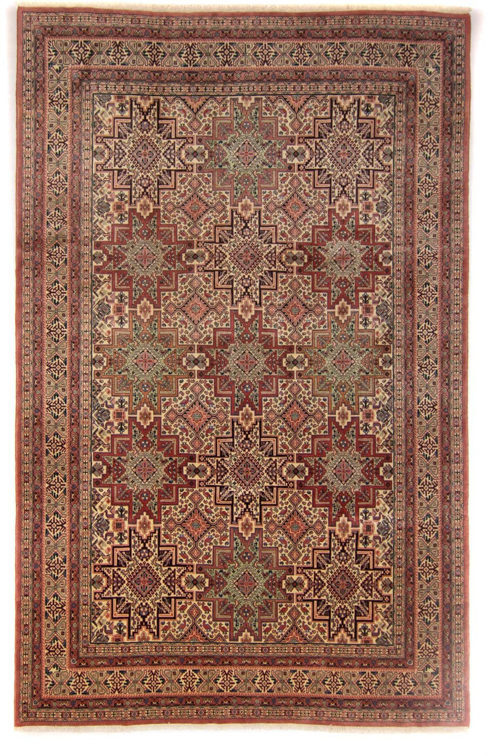 morgenland Wollteppich »Abadeh Nomadisch Marrone chiaro 360 x 246 cm«, rechteckig von morgenland