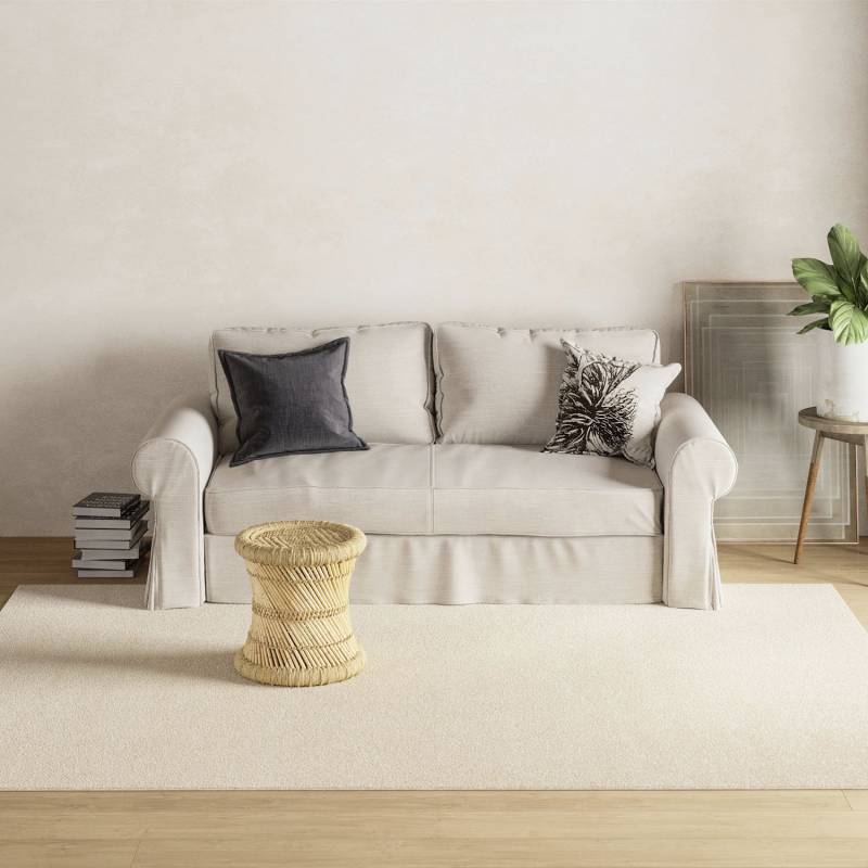morgenland Wollteppich »Uni - Gabbeh Teppich - Softy«, rechteckig, 1,6 mm Höhe, Gabbeh Optik, Uni Farben, reine Wolle, sehr weicher Flor, Wohnzimmer von morgenland