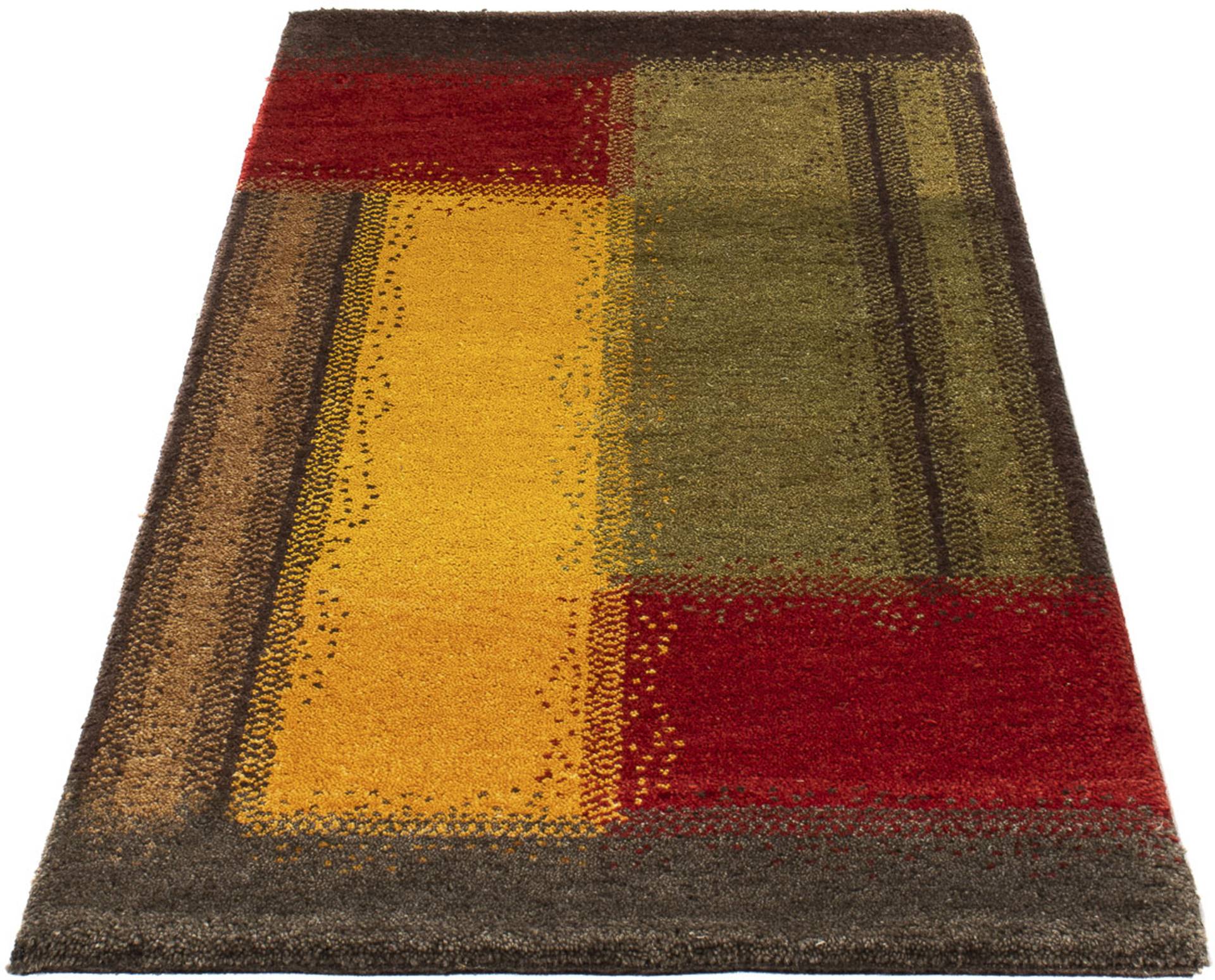 morgenland Wollteppich »Gabbeh - Indus - 140 x 70 cm - mehrfarbig«, rechteckig von morgenland