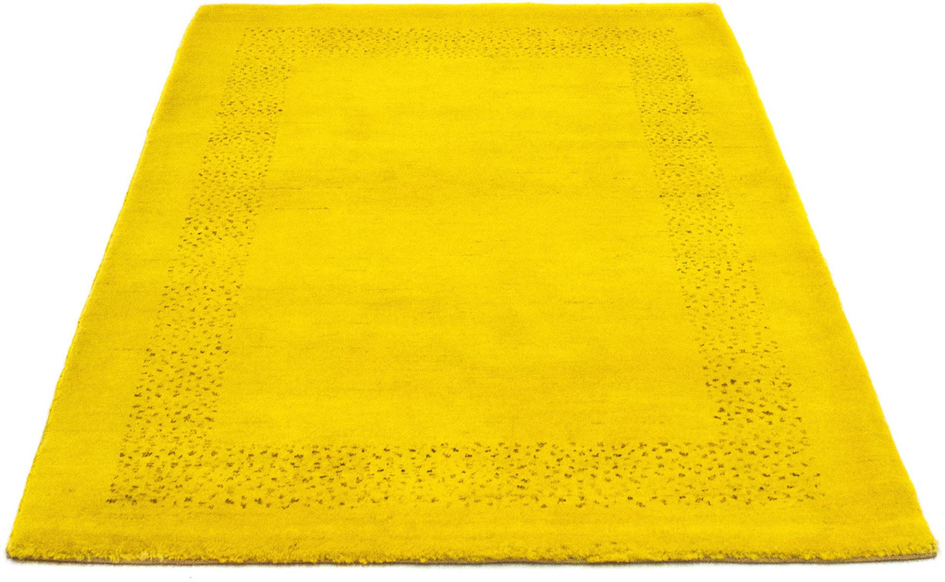 morgenland Wollteppich »Gabbeh - Indus - 153 x 101 cm - gelb«, rechteckig von morgenland