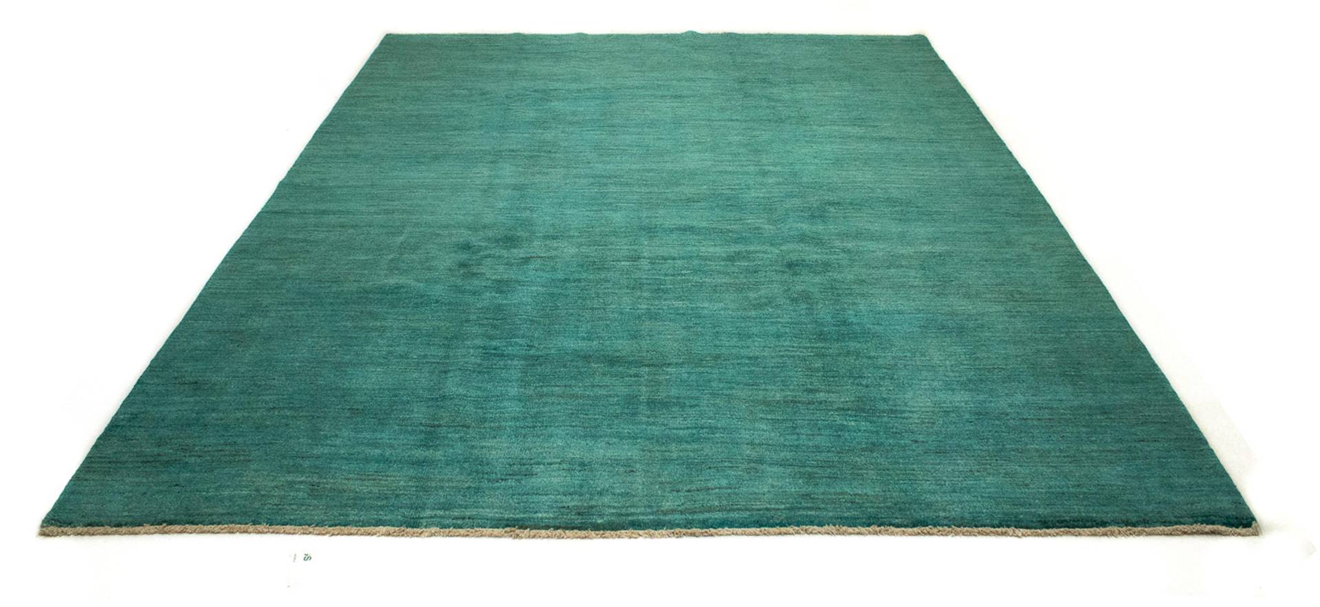 morgenland Wollteppich »Gabbeh - Indus - 303 x 237 cm - türkis«, rechteckig von morgenland