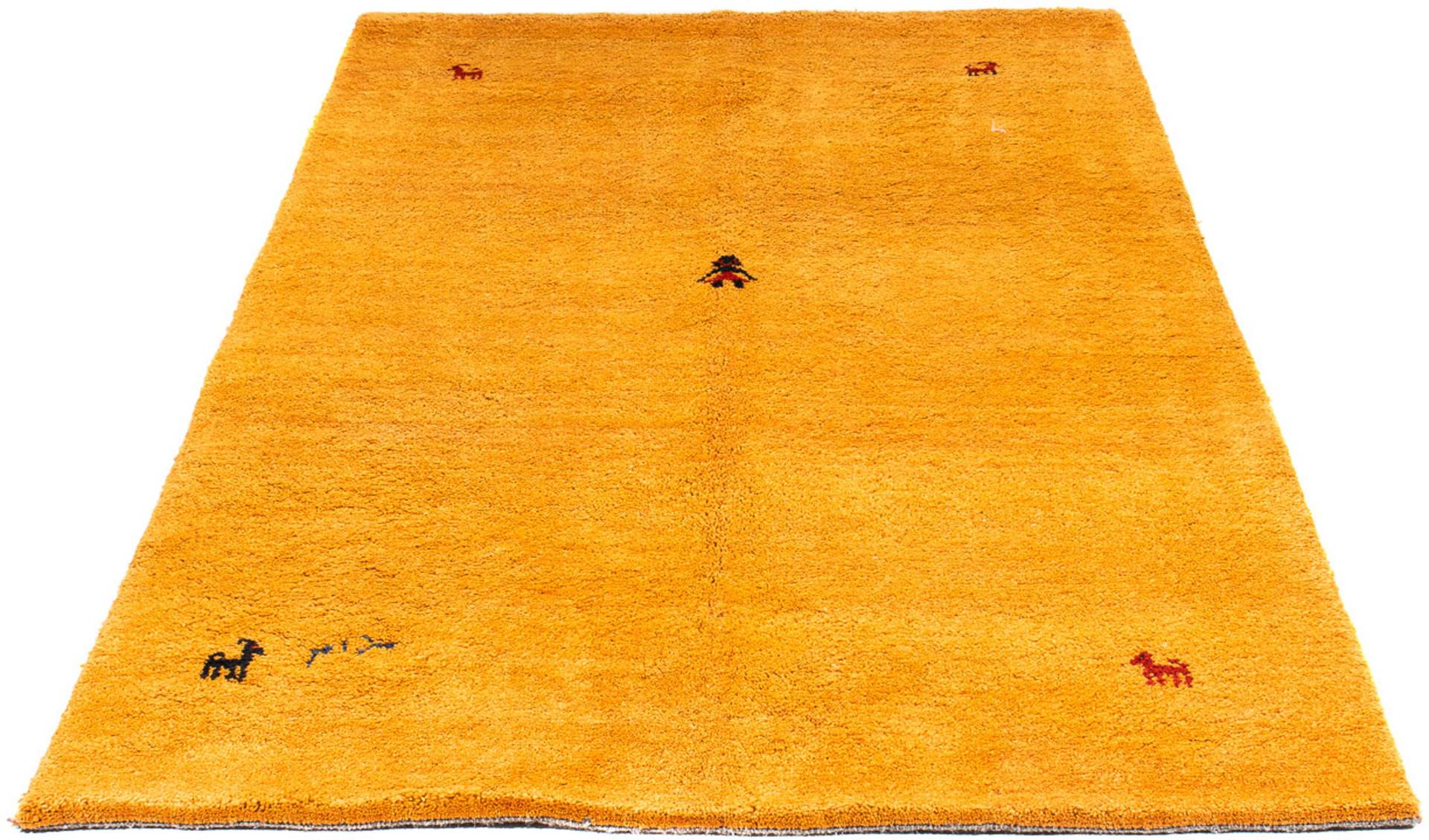 morgenland Wollteppich »Gabbeh - Loribaft Perser - 180 x 109 cm - orange«, rechteckig von morgenland