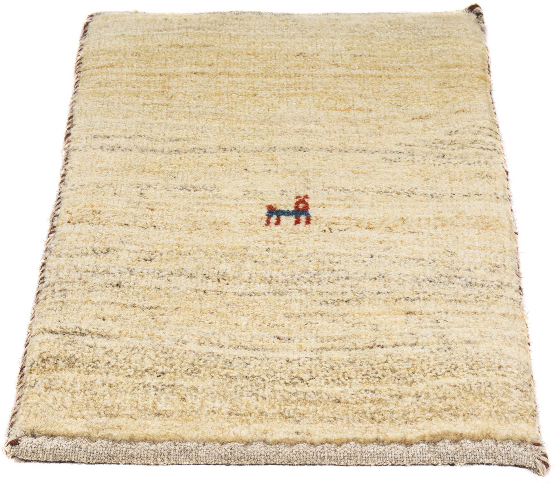 morgenland Wollteppich »Gabbeh - Loribaft Perser - 60 x 40 cm - beige«, rechteckig von morgenland