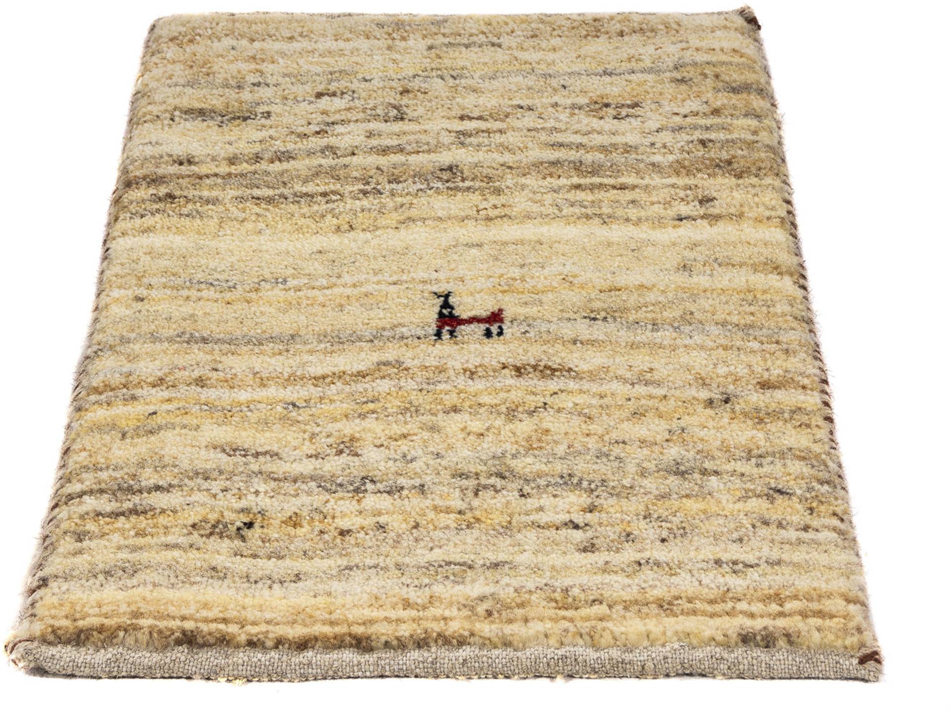 morgenland Wollteppich »Gabbeh - Loribaft Perser - 60 x 40 cm - beige«, rechteckig von morgenland