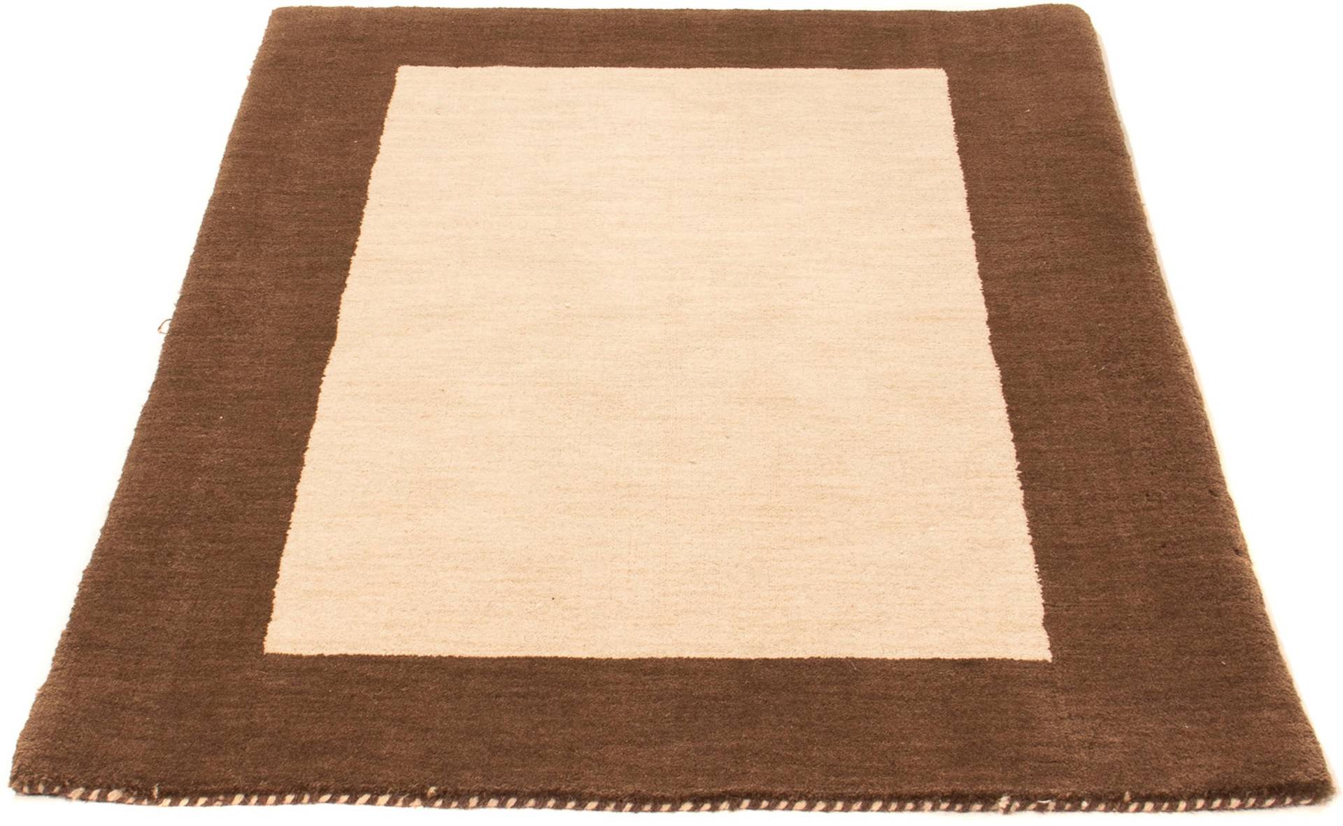 morgenland Wollteppich »Gabbeh - Loribaft Softy - 124 x 94 cm - beige«, rechteckig von morgenland